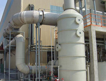 玻璃鋼脫硫塔(圖1)